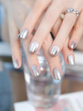 Starlight Elegance: Glitter Ombre Nails Set